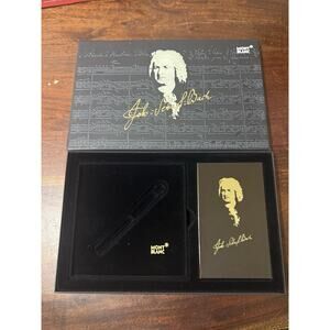 World limited 8000 montblanc Johann Sebastian Bach Box and booklet no pen